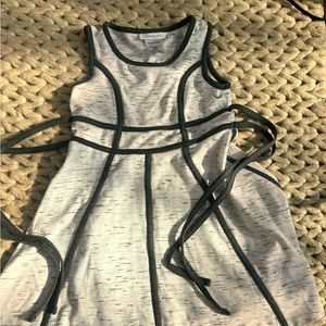 Cute tank dress with tie belts